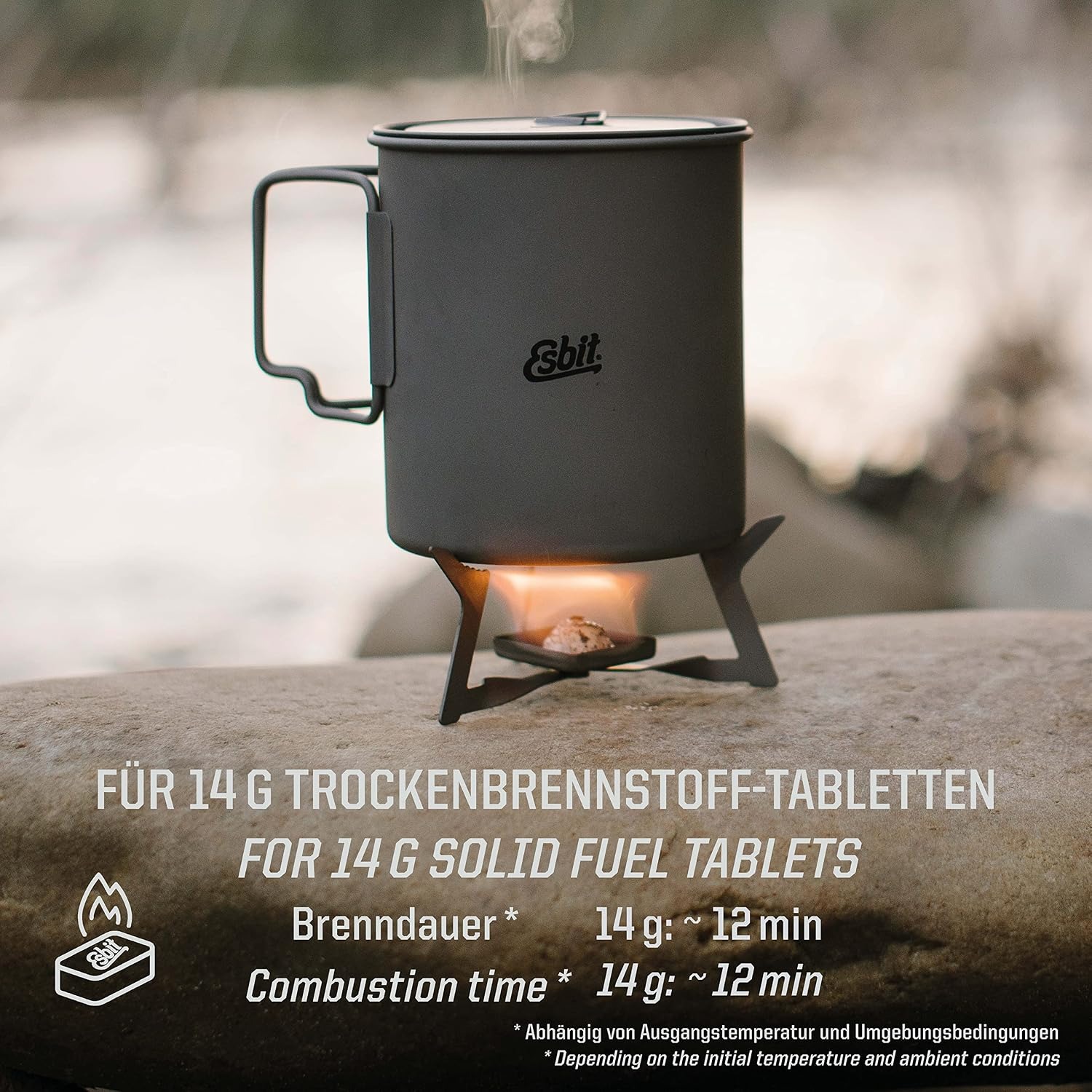 Esbit Titanium Solid Fuel Stove: image 5