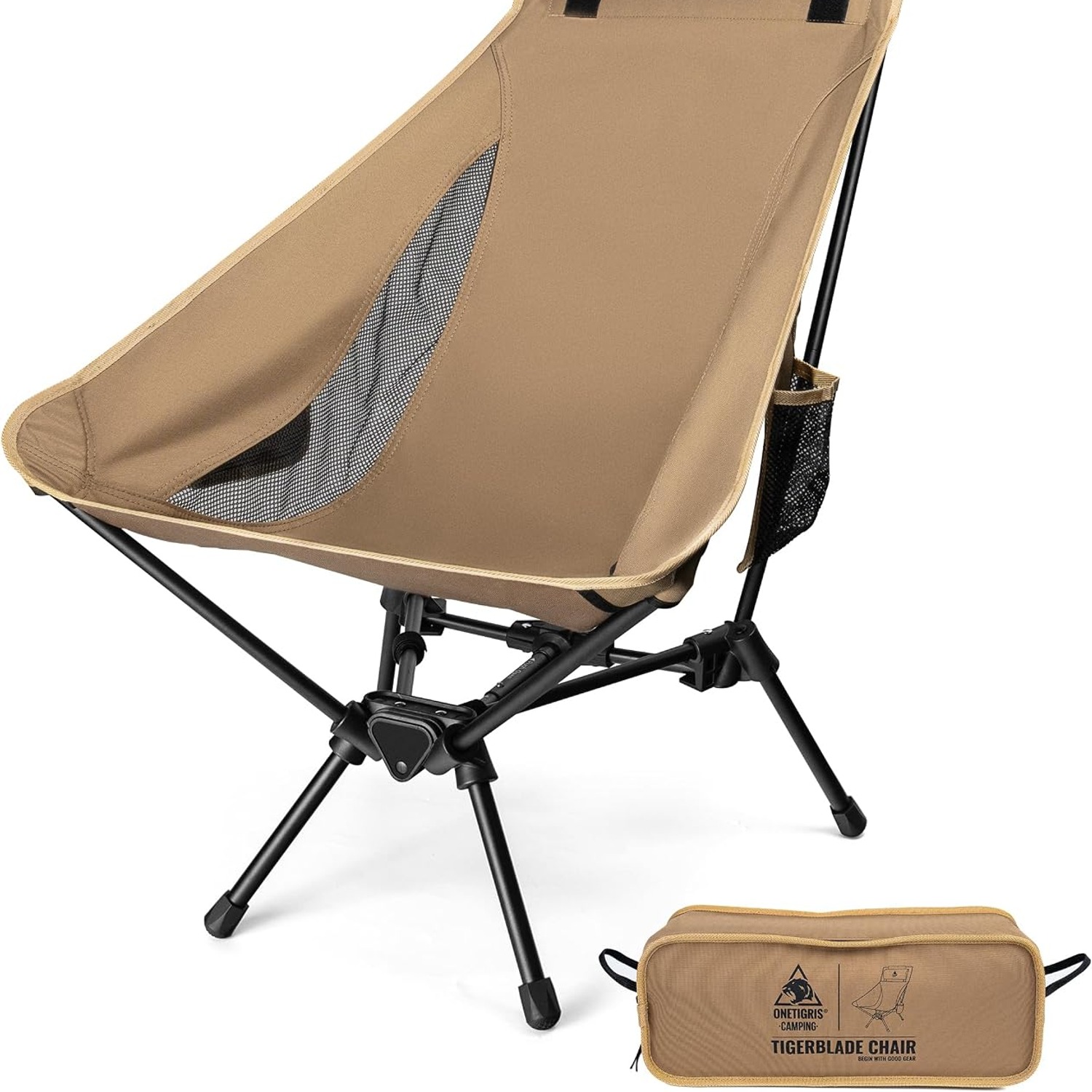 OneTigris High Back Folding Camping Chair