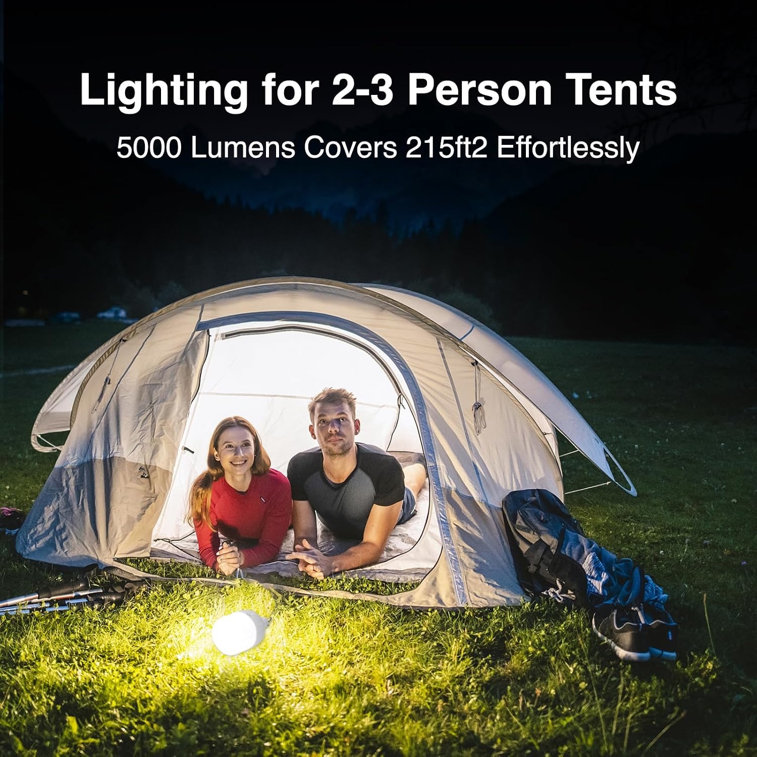 LETOUR 5000 Lumen Rechargeable LED Camping Light: image 5