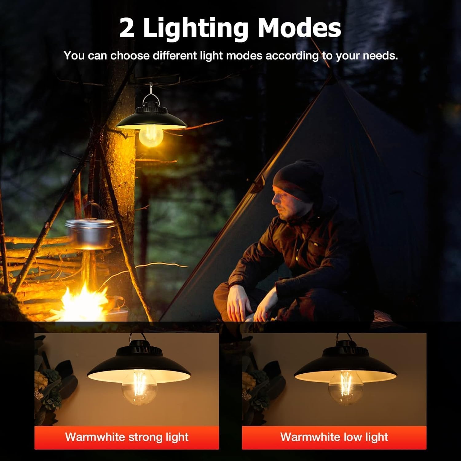 Retro Rechargeable Camping Lantern: image 3