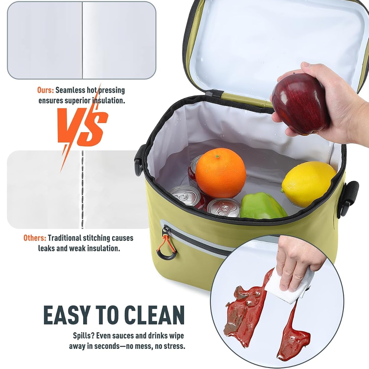 Soft Sided Insulated Cooler Bag (14L, 16 Can): image 4