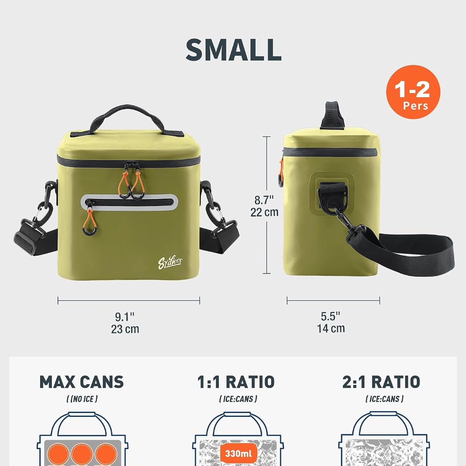 Soft Sided Insulated Cooler Bag (14L, 16 Can): image 5
