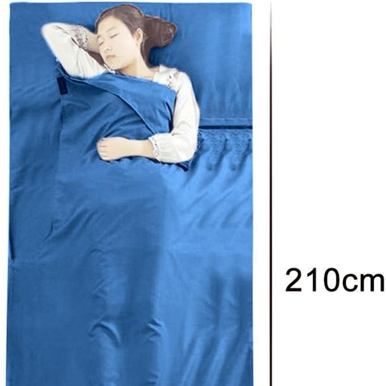 Queta Lightweight Microfibre Travel Sleeping Bag with Carry Bag: image 2
