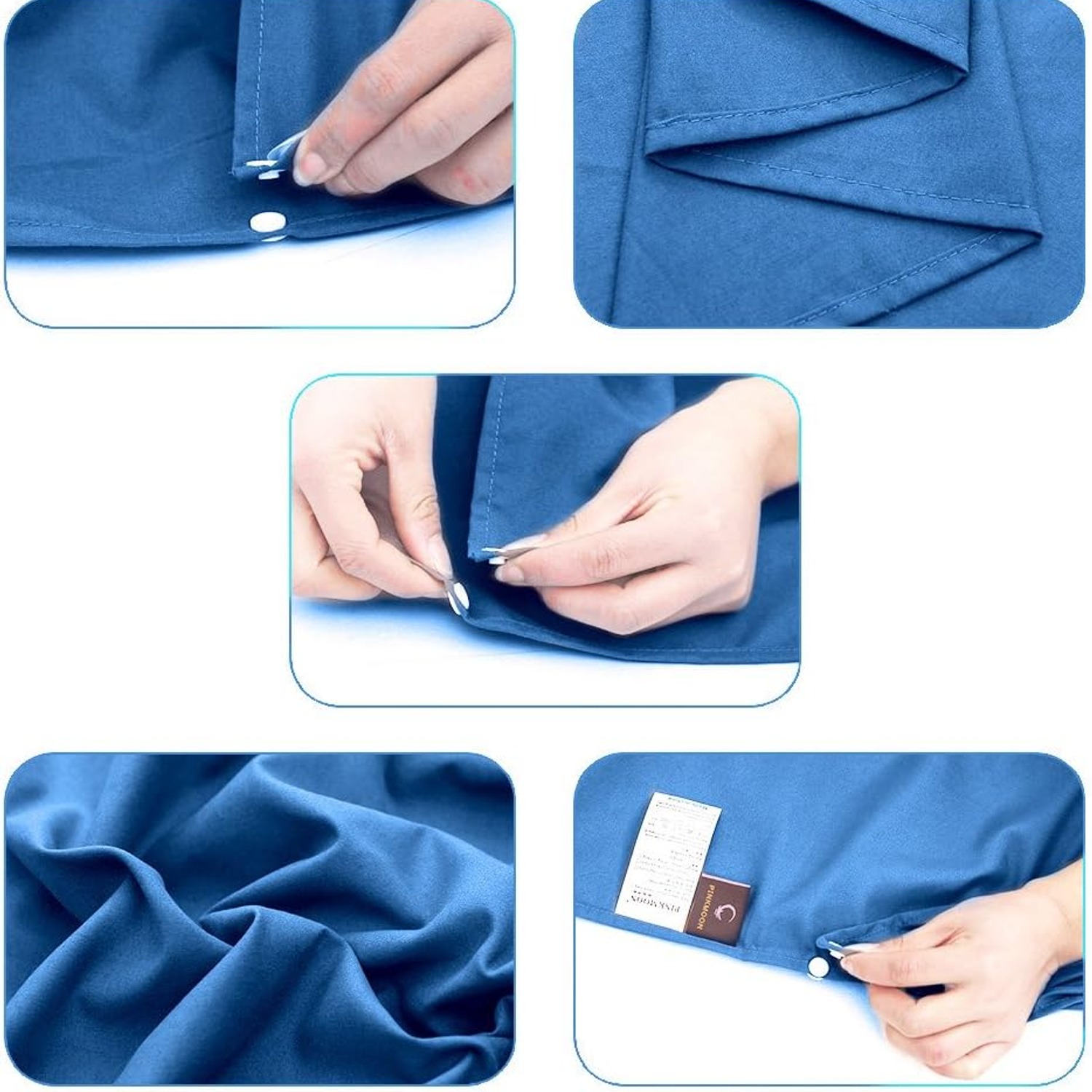 Queta Lightweight Microfibre Travel Sleeping Bag with Carry Bag: image 3