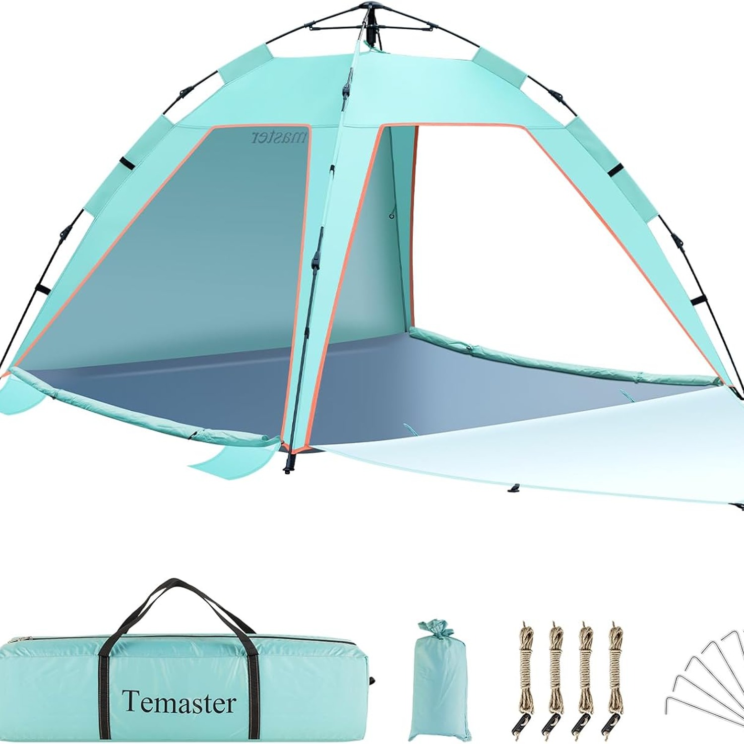 Temaster Automatic Pop Up Beach Tent Sun Shelter